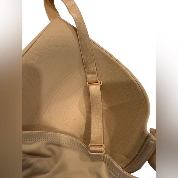 Seamless Tan Bra Auden 40 D Everyday Bra Comfortable, minimalist, office - Picture 4 of 14